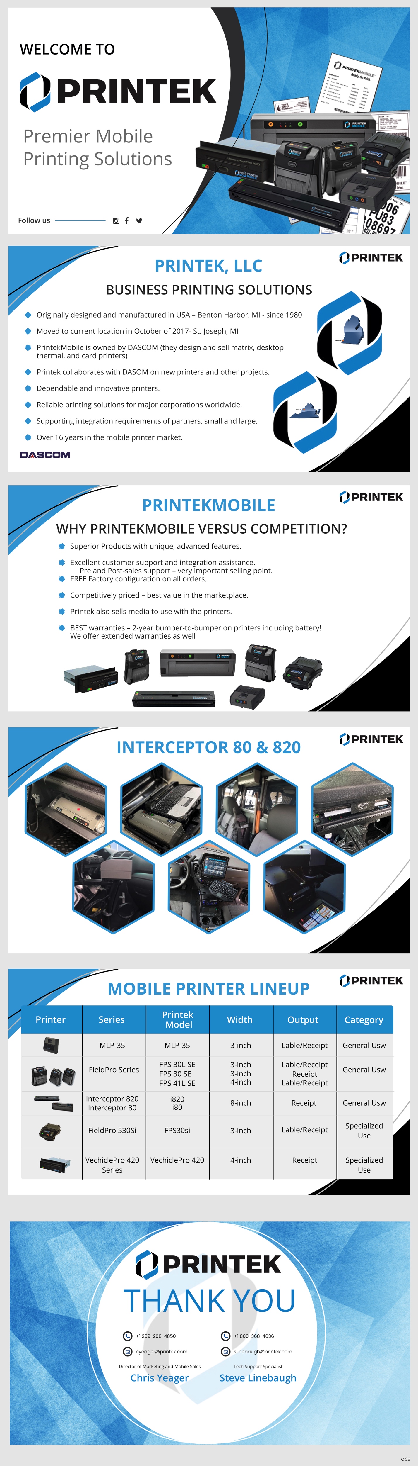 PowerPoint-Design von pb für Printek, LLC | Design #30001156