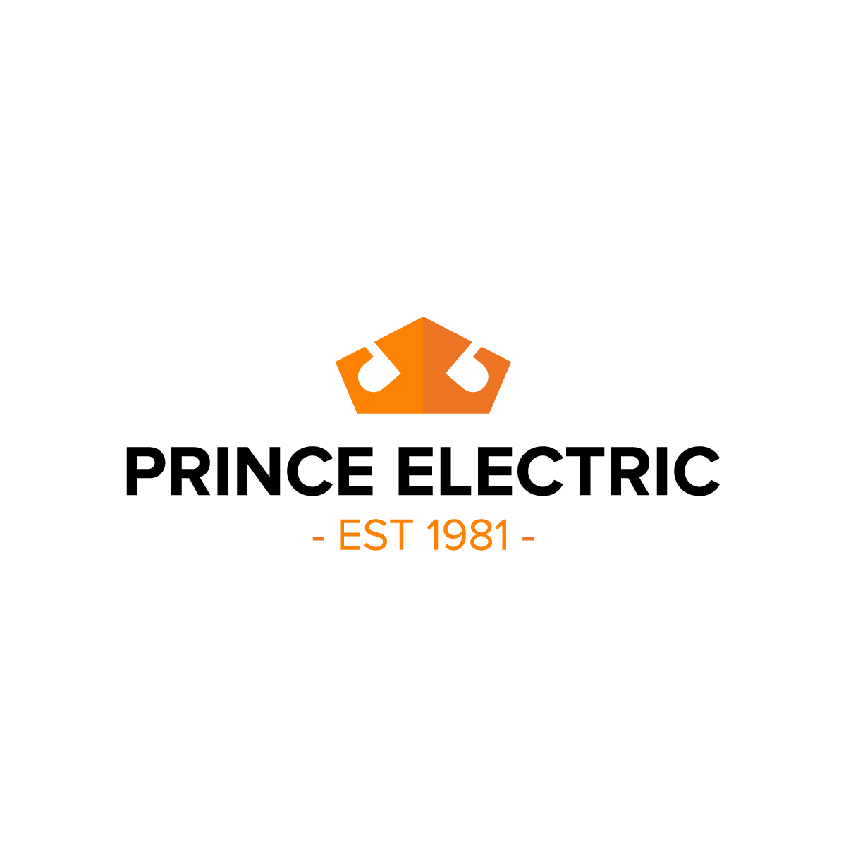 Masculine, Elegant, Electrician Logo Design for PRINCE ELECTRIC EST