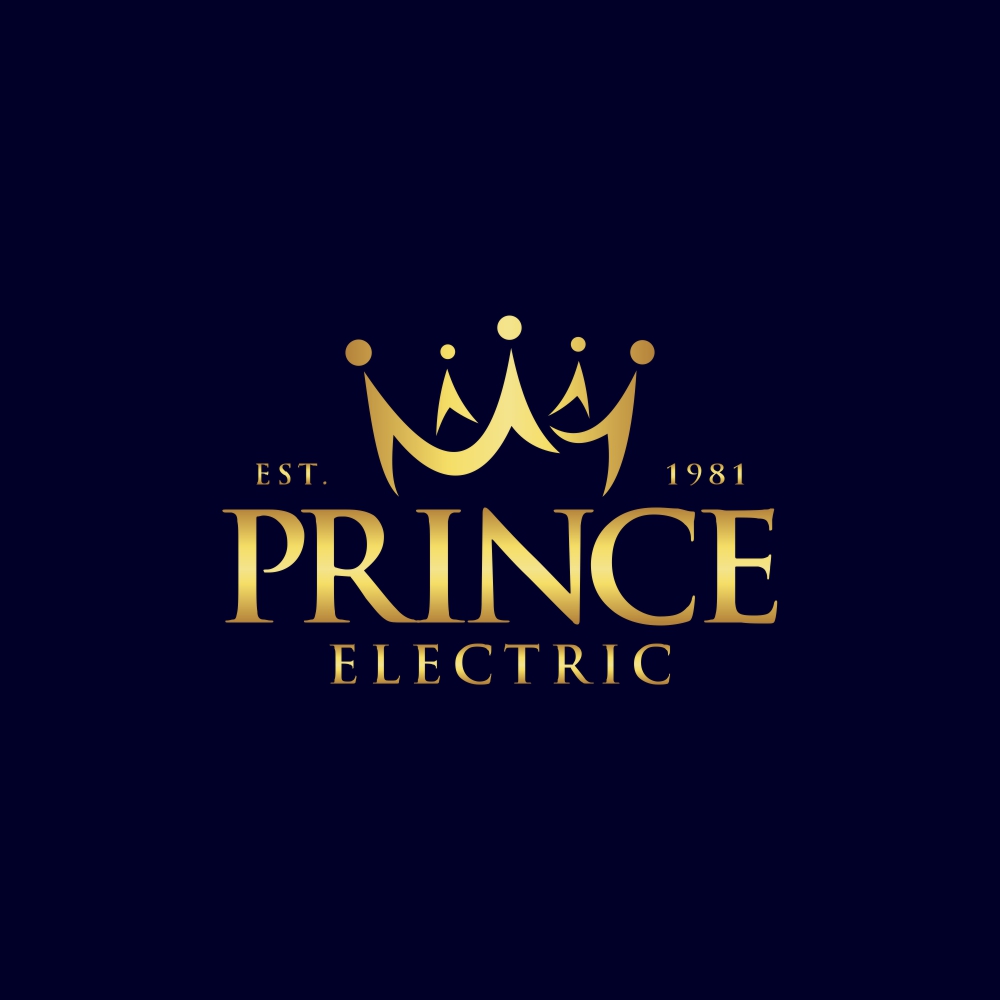 Masculine, Elegant, Electrician Logo Design for PRINCE ELECTRIC EST
