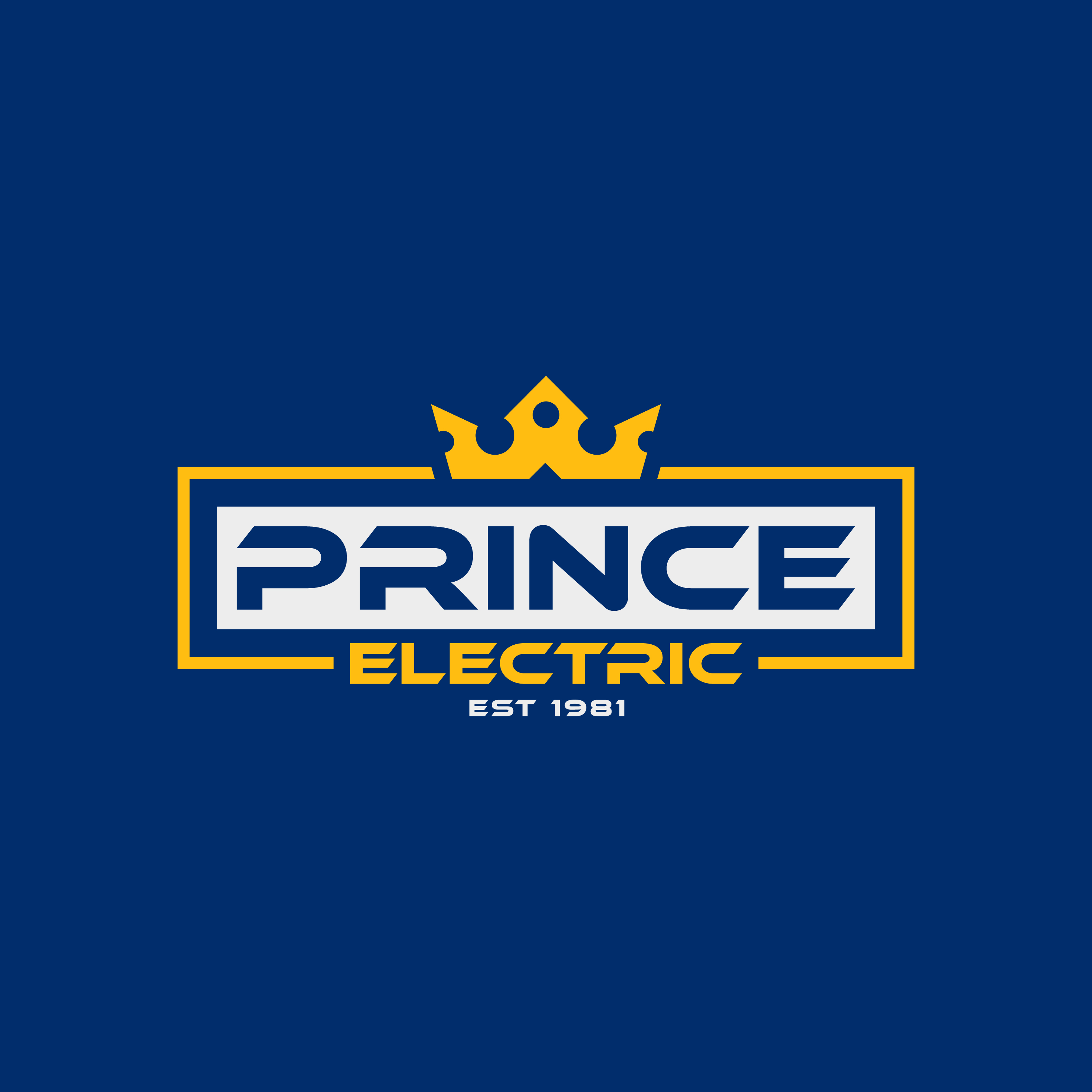 Masculine, Elegant, Electrician Logo Design for PRINCE ELECTRIC EST