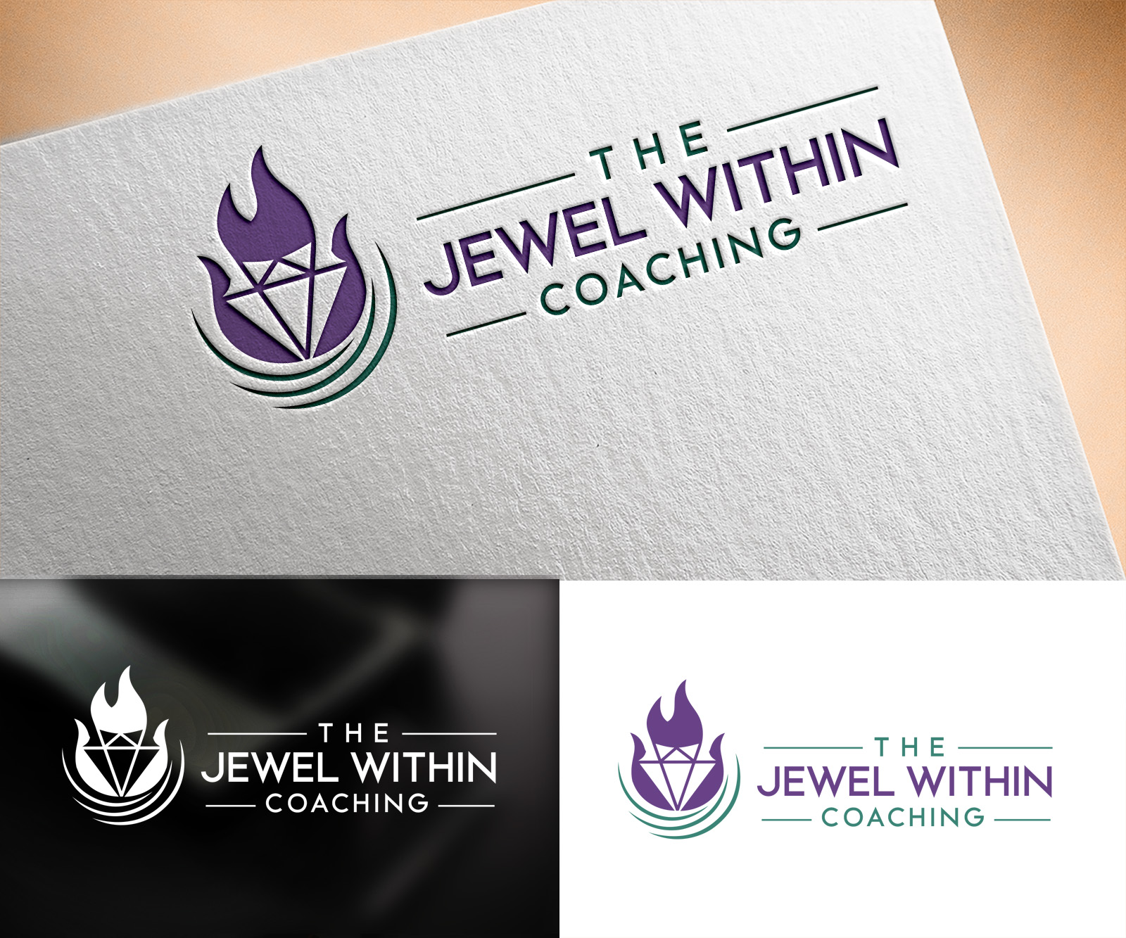 Logo Design by Vishak vasu for The Jewel Within Coaching | Design #29991158