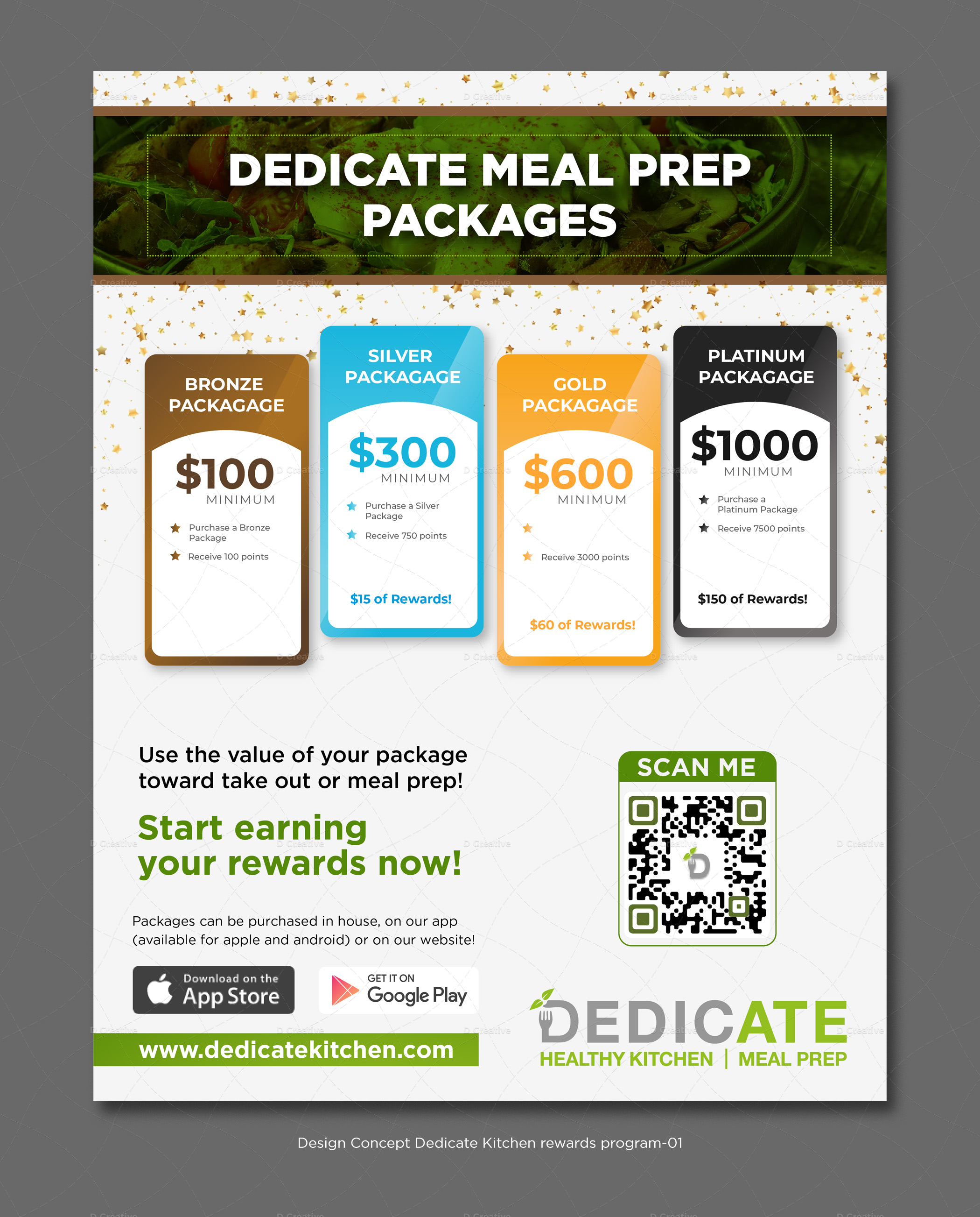 Design Graphique par D Creative pour DEDICATE Healthy Kitchen | Design #30001259