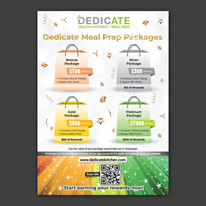 Graphic Design by Bidita Saha for DEDICATE Healthy Kitchen | Design: #30004280