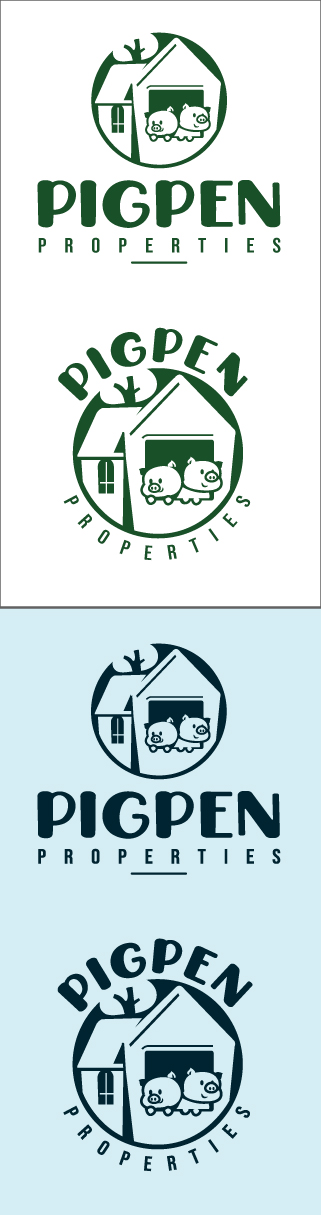 Logo Design by Suprakash 3 for Pigpen Properties | Design #30008949
