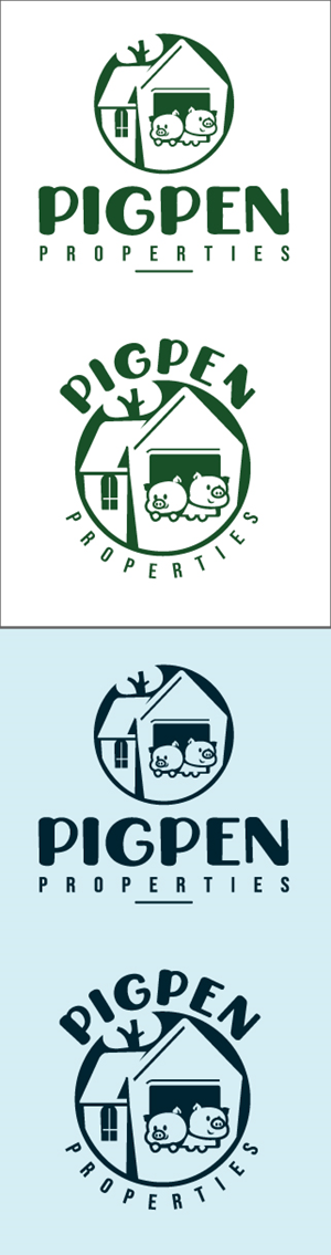Logo Design by Suprakash 3 for Pigpen Properties | Design #30008949