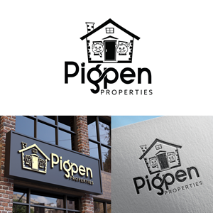 Logo Design by Hardcore Design for Pigpen Properties | Design #30001741