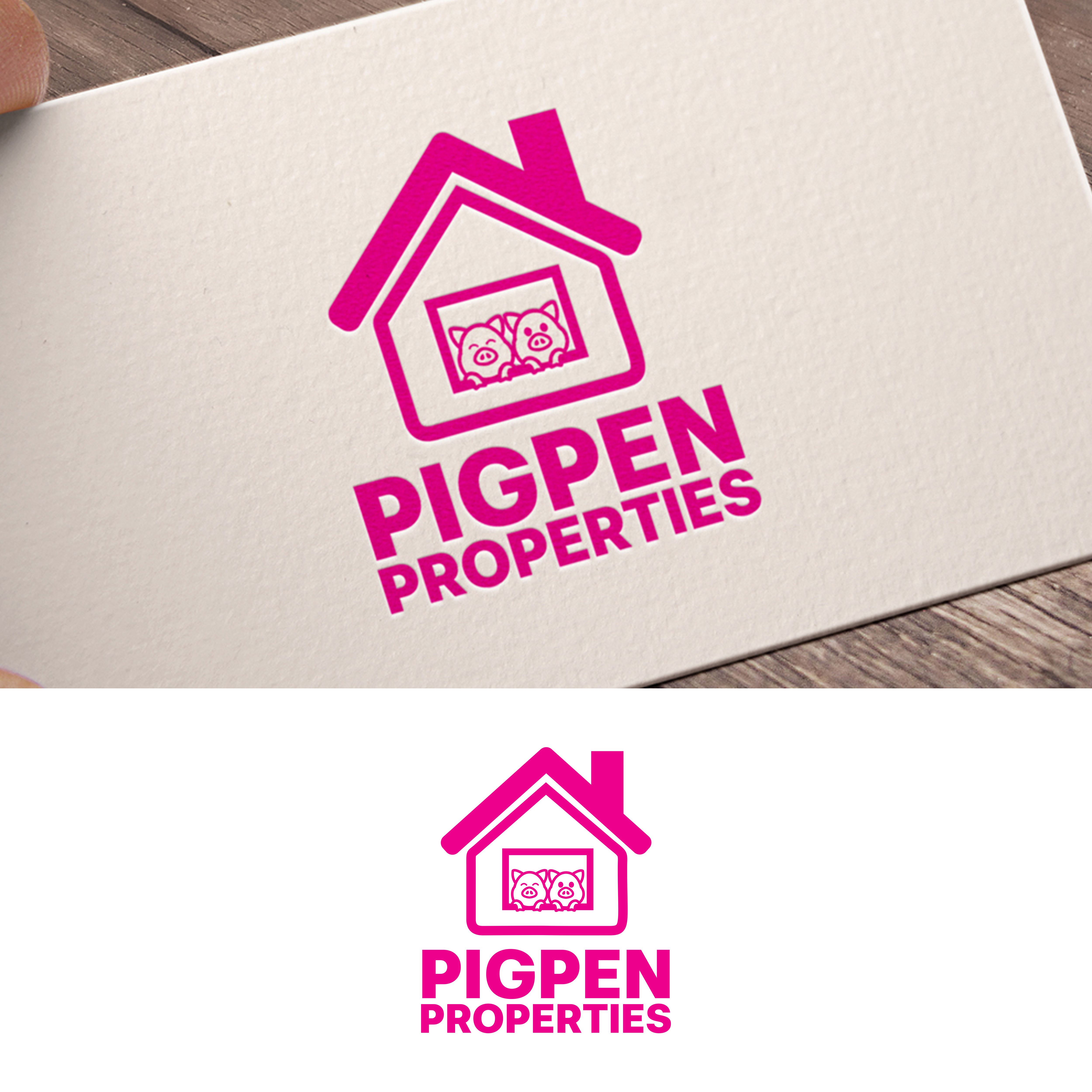 Diseño de Logo por diksign para Pigpen Properties | Diseño #30030704