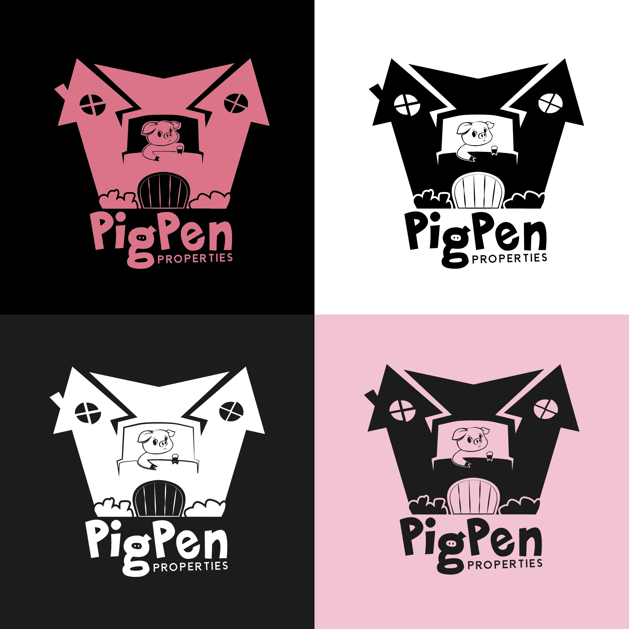 Logo Design by Indra Mahendra for Pigpen Properties | Design #30036008