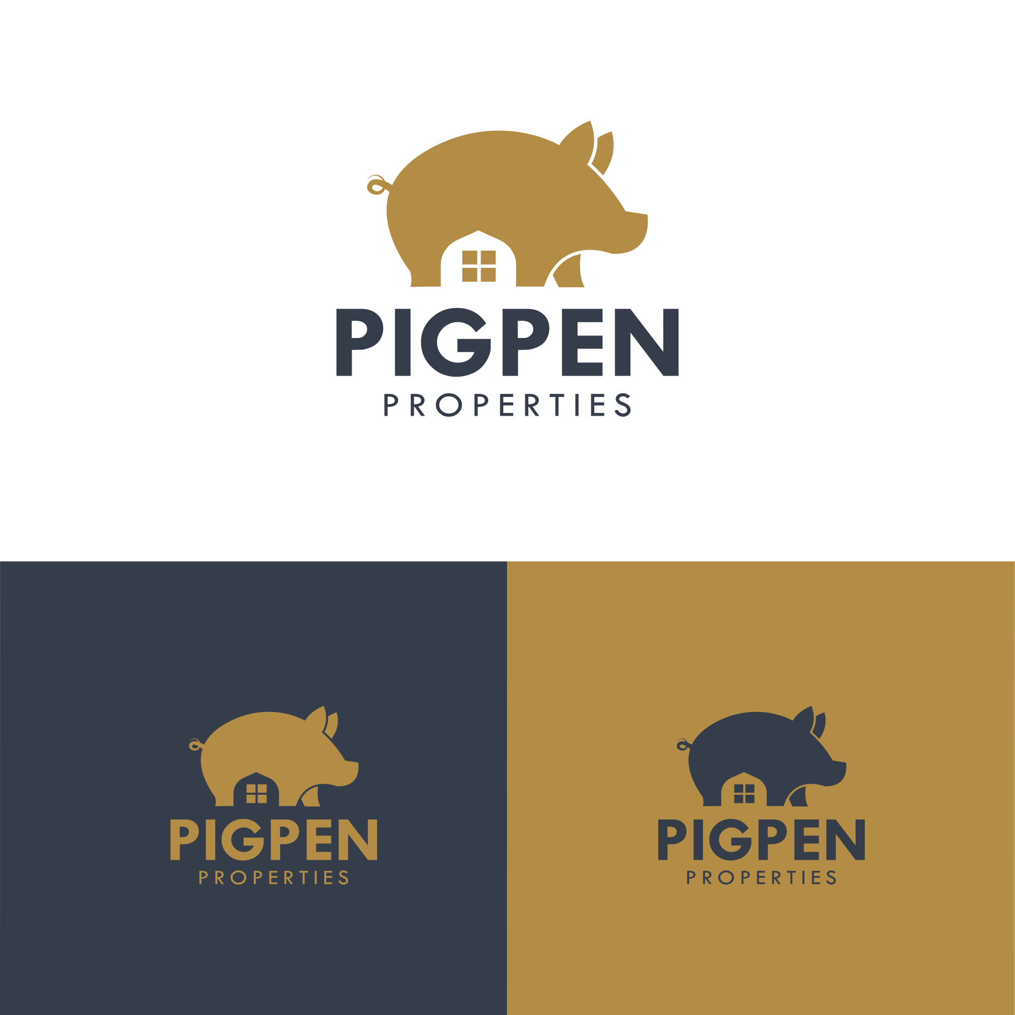 Logo Design by dk_Grafika for Pigpen Properties | Design #29999237