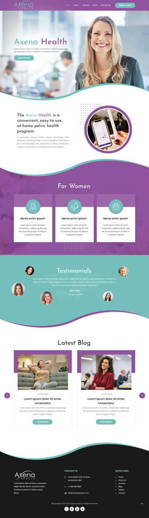 Web Design by pb for this project | Design: #30001095
