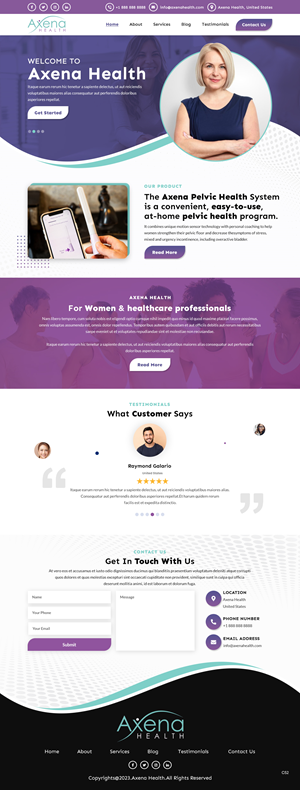 Web Design by pb for this project | Design: #30001098