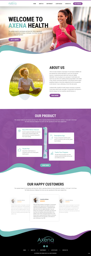 Web Design by pb for this project | Design: #30001107