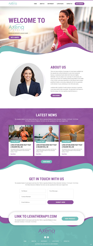 Web Design by pb for this project | Design #30014442