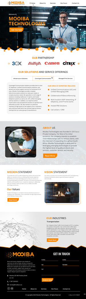 Web Design by pb for this project | Design: #30001116