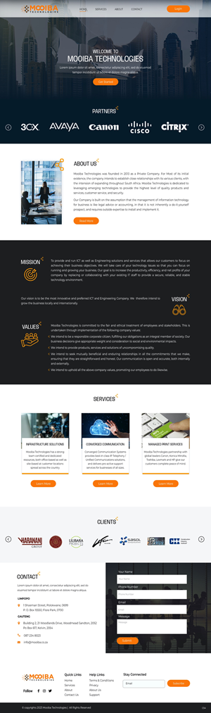 Web Design by pb for this project | Design: #30001125