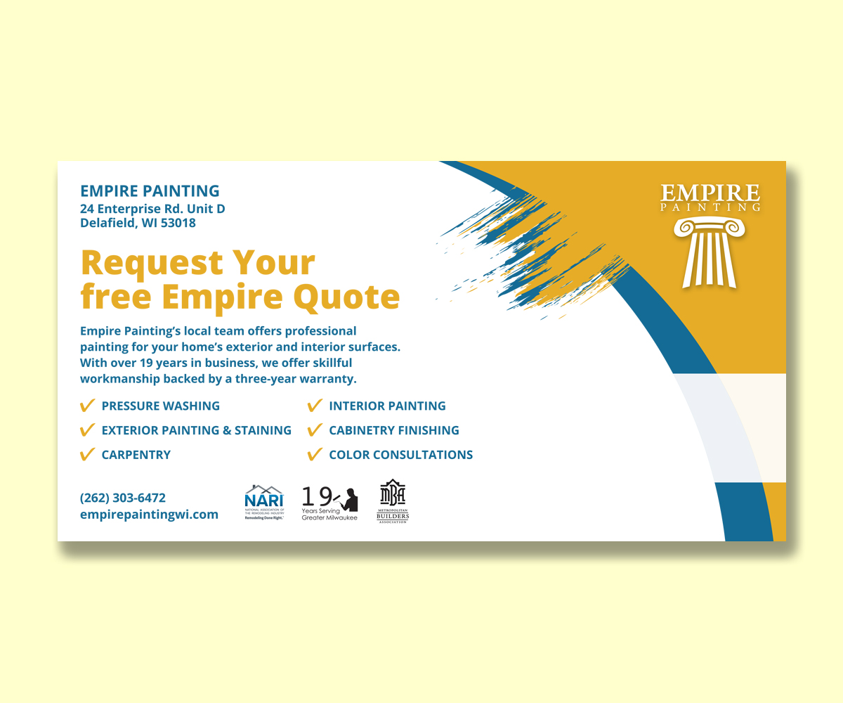 Design de Carte Postale par NancyTan pour Empire Painting | Design #29998492