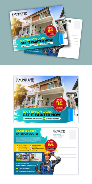Postkarten-Design von debdesign für Empire Painting | Design: #30006143