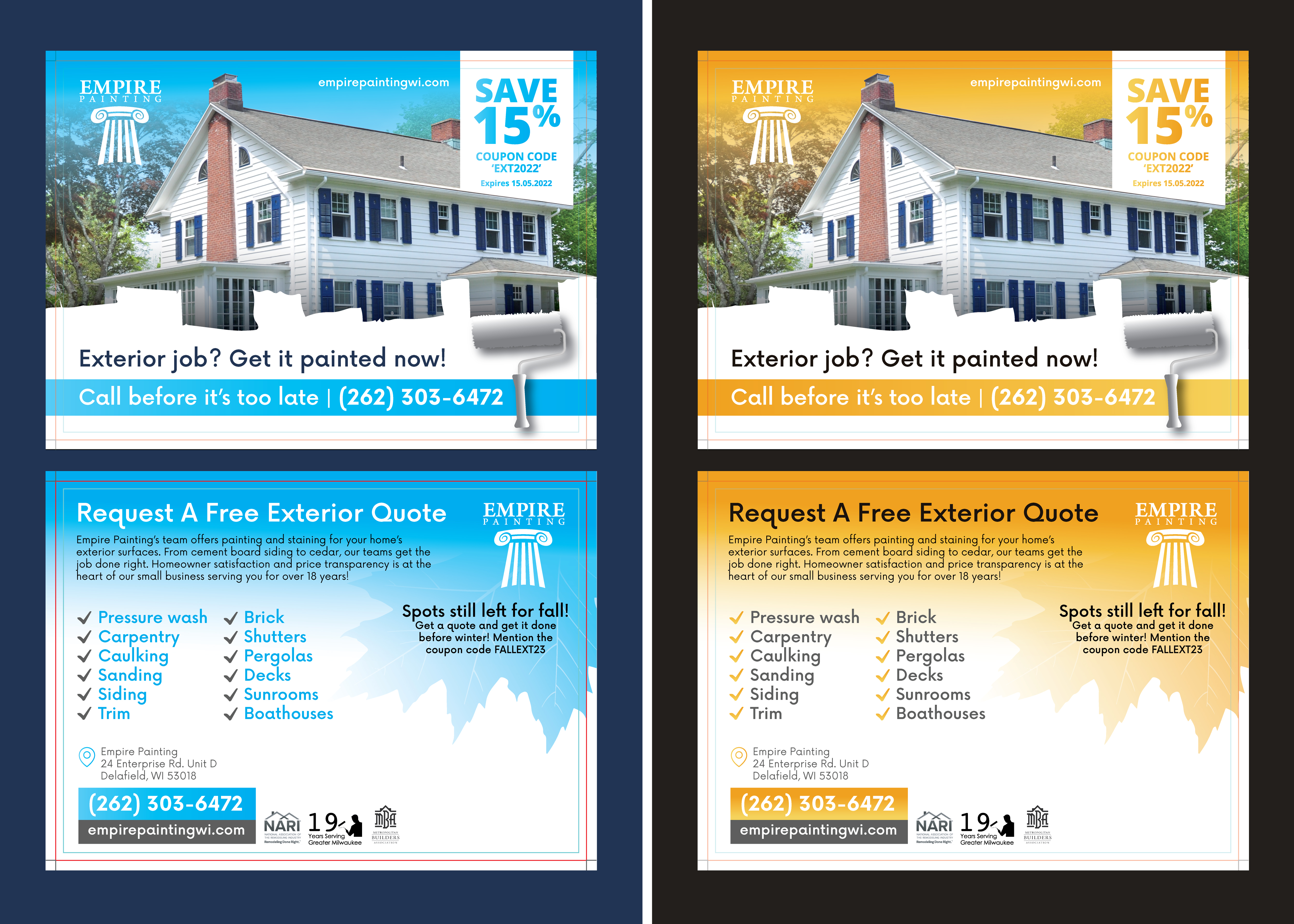Postcard Design by saurov for Empire Painting | Design #29999914