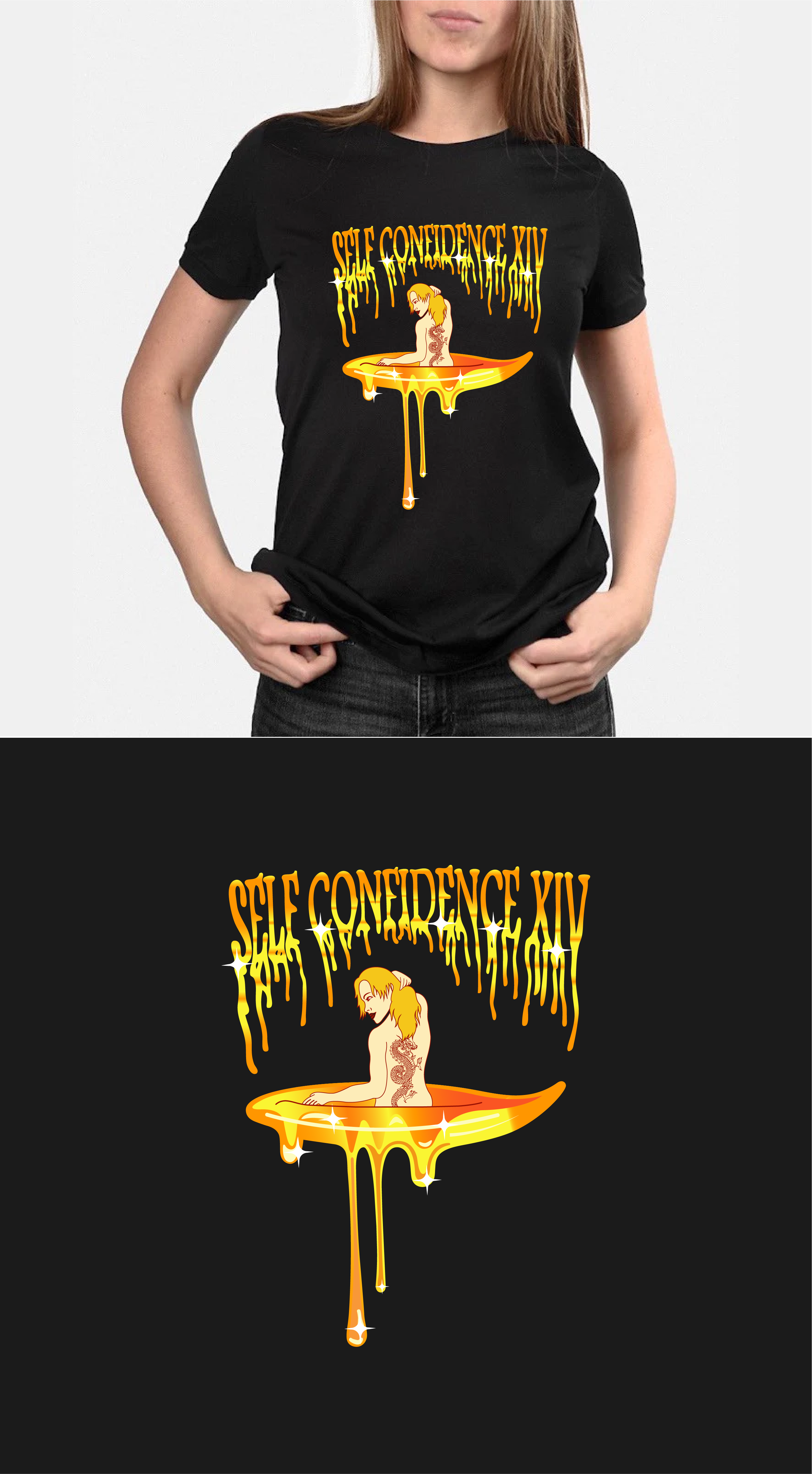 T-shirt Design by TAQ for Self-Confidence XIV | Design #30028478