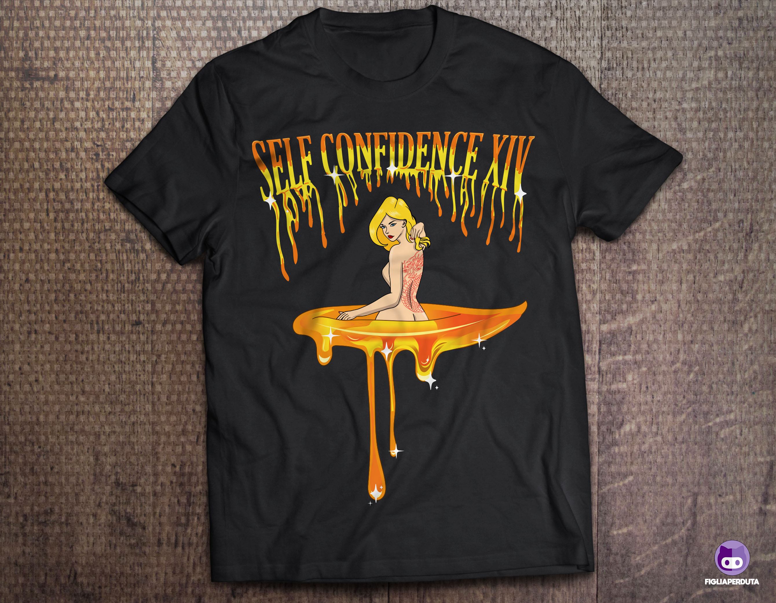 T-shirt Design by FigliaPerduta for Self-Confidence XIV | Design #30022849