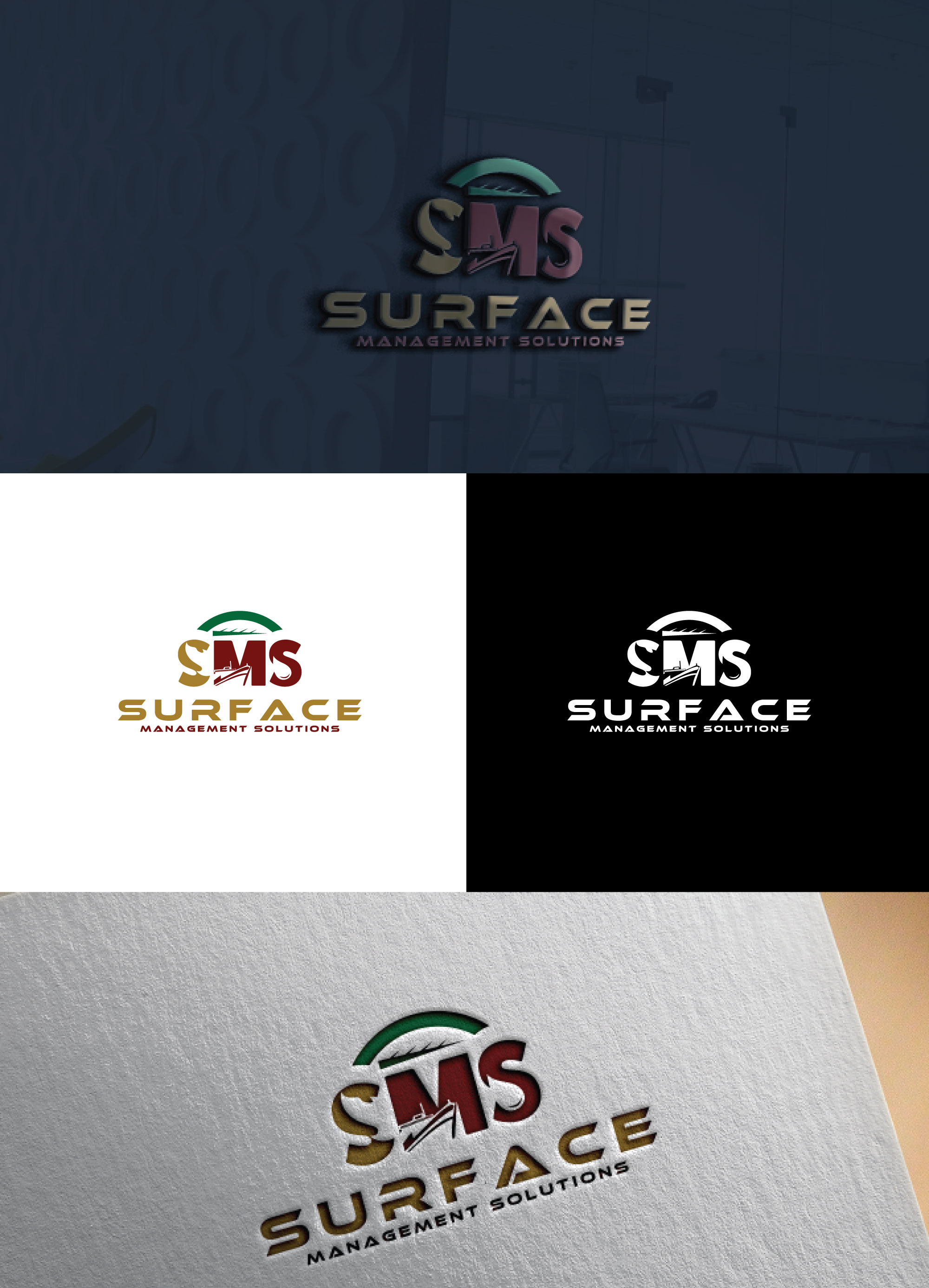 Diseño de Logo por RRR Design para surface management solutions LLC | Diseño #30006199