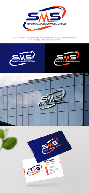 Logo Design by Design Athics for surface management solutions LLC | Design: #30022000