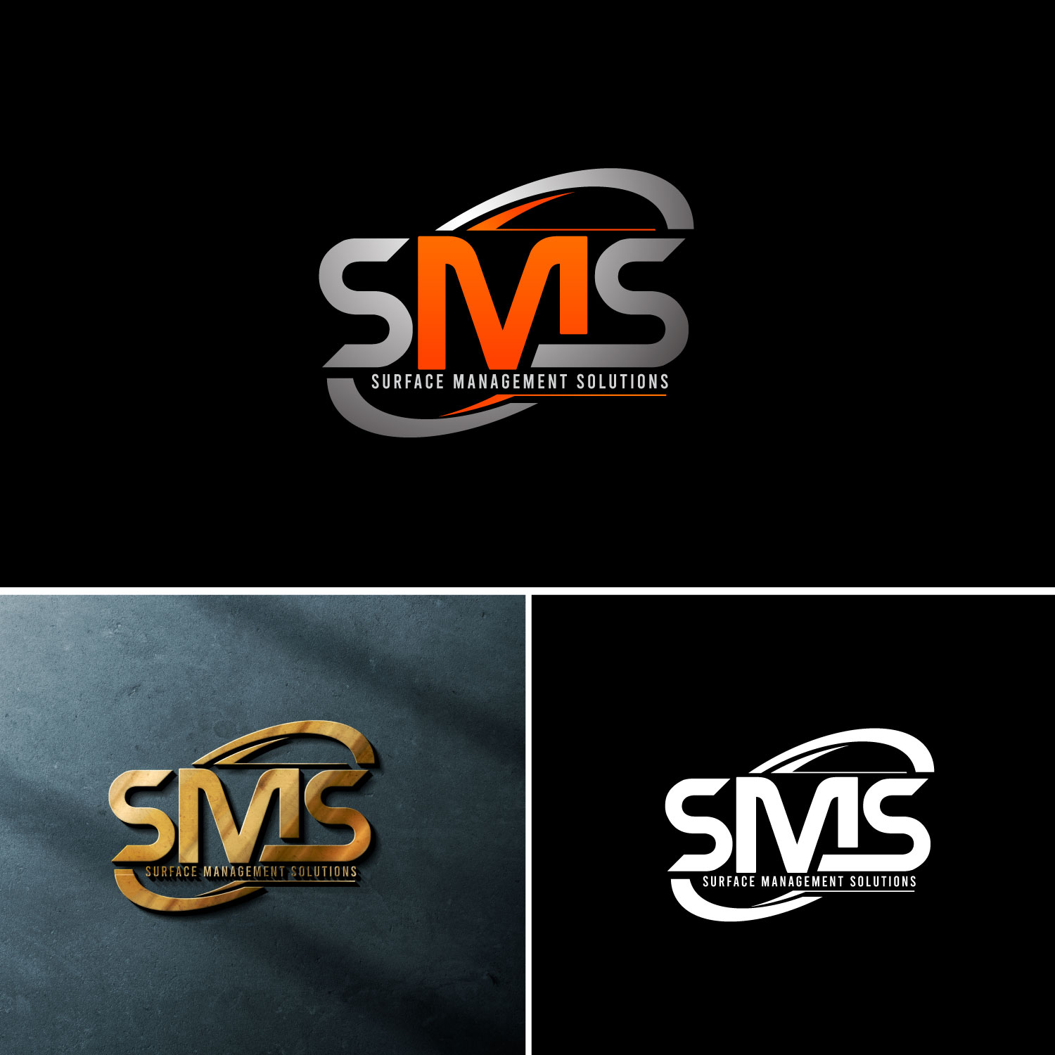Logo Design by Revolt Team for surface management solutions LLC | Design #30004649