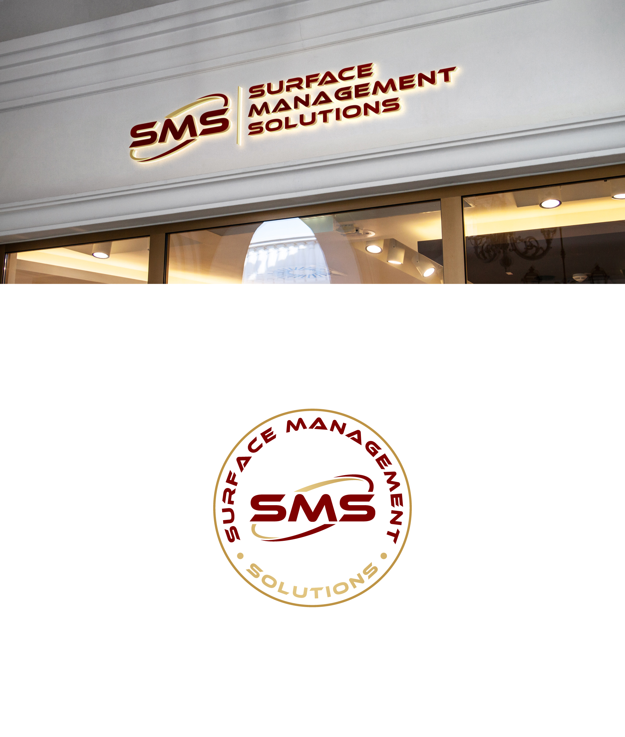Logo Design by Melon D for surface management solutions LLC | Design #30010402