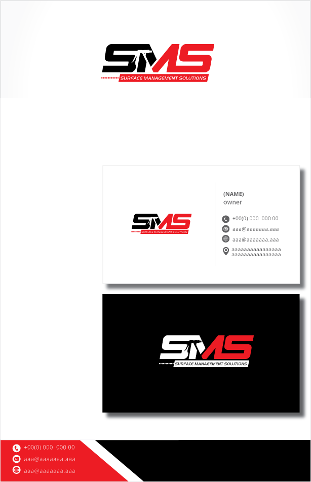 Logo Design by zebronicgraphic for surface management solutions LLC | Design #30004748