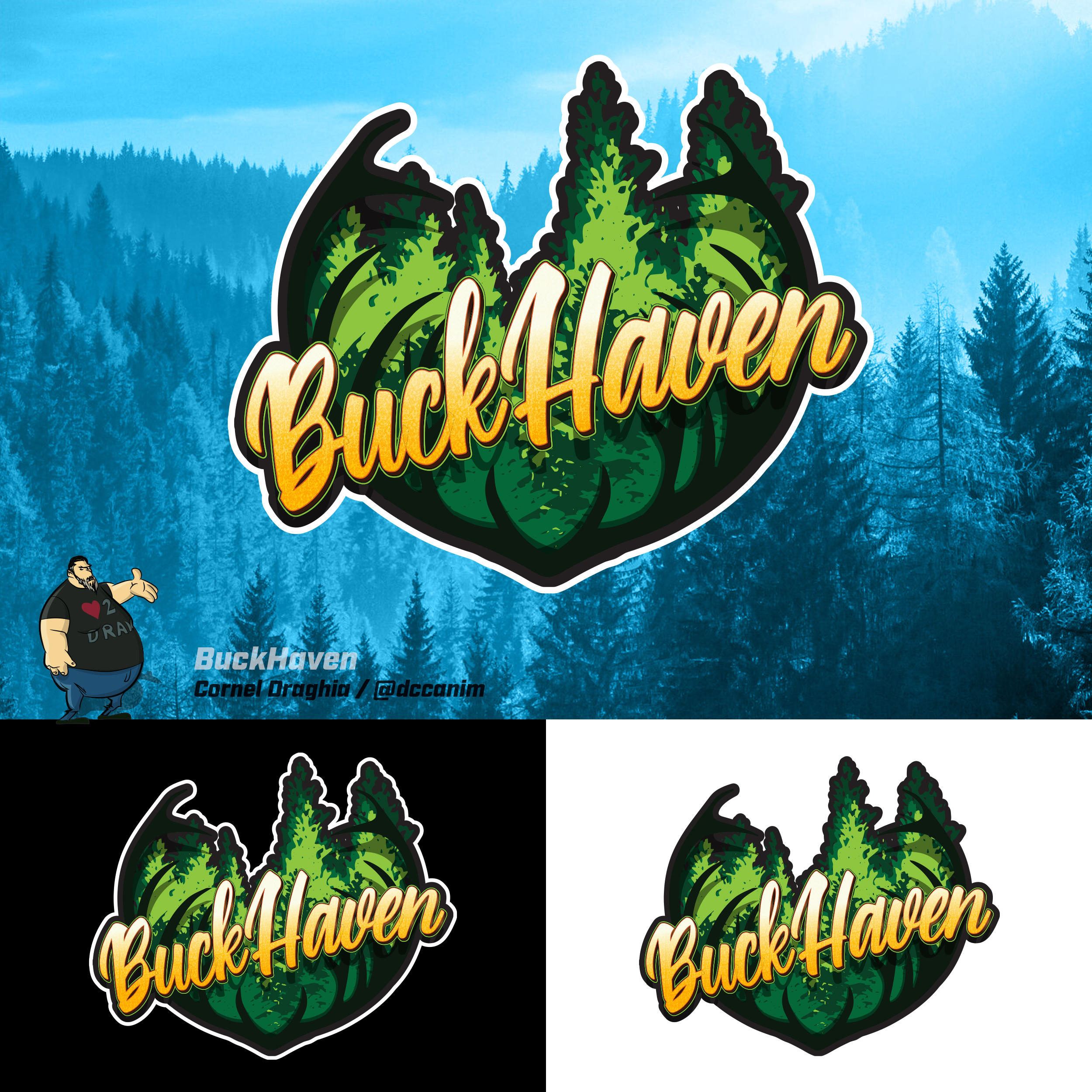 Logo Design by dccanim for BuckHaven | Design #30005761