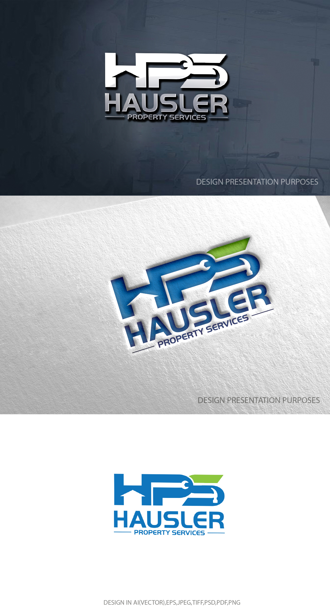 Logo Design by zebronicgraphic for Hausler Property Services | Design #30006077