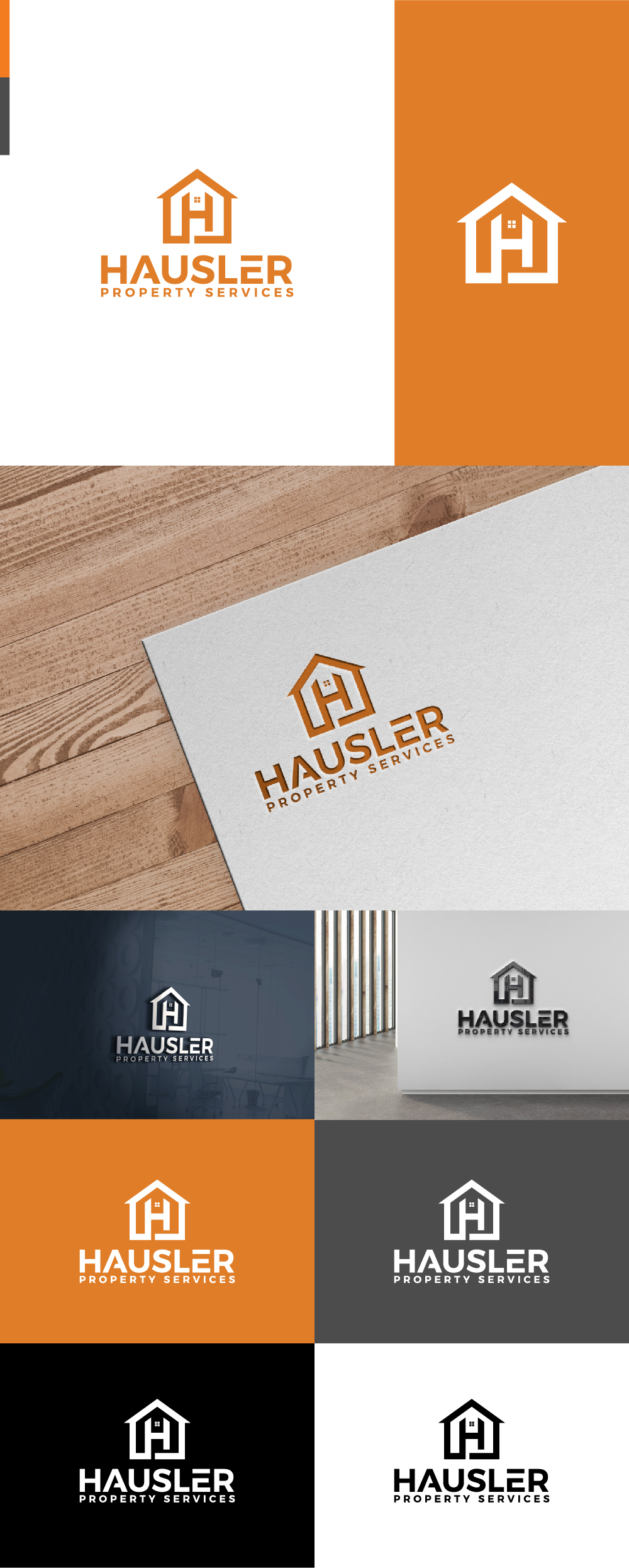 Logo Design by Ayub Zafar for Hausler Property Services | Design #30019276