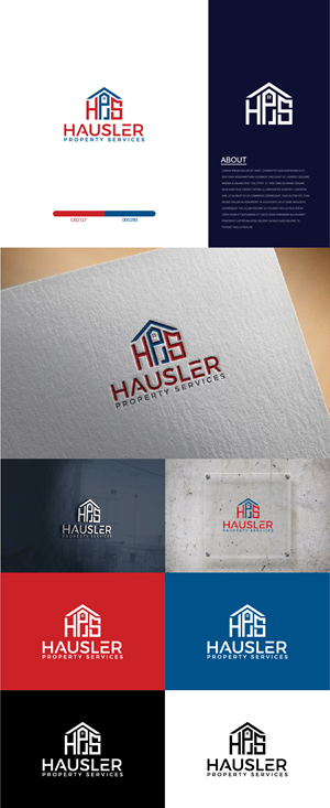 Logo Design by Ayub Zafar for Hausler Property Services | Design: #30019288