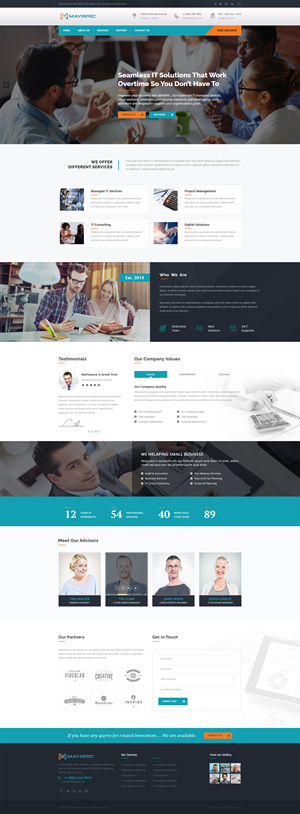 Web Design by M79 for this project | Design: #30013565