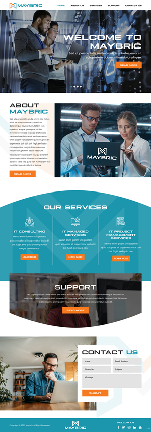 Web Design by pb for this project | Design: #30014339