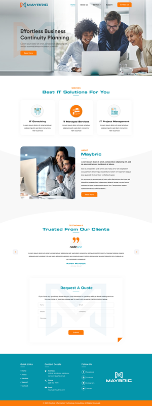 Web Design by Sbss for this project | Design: #30014770