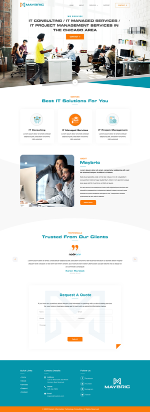 Web Design by Sbss for this project | Design: #30014812