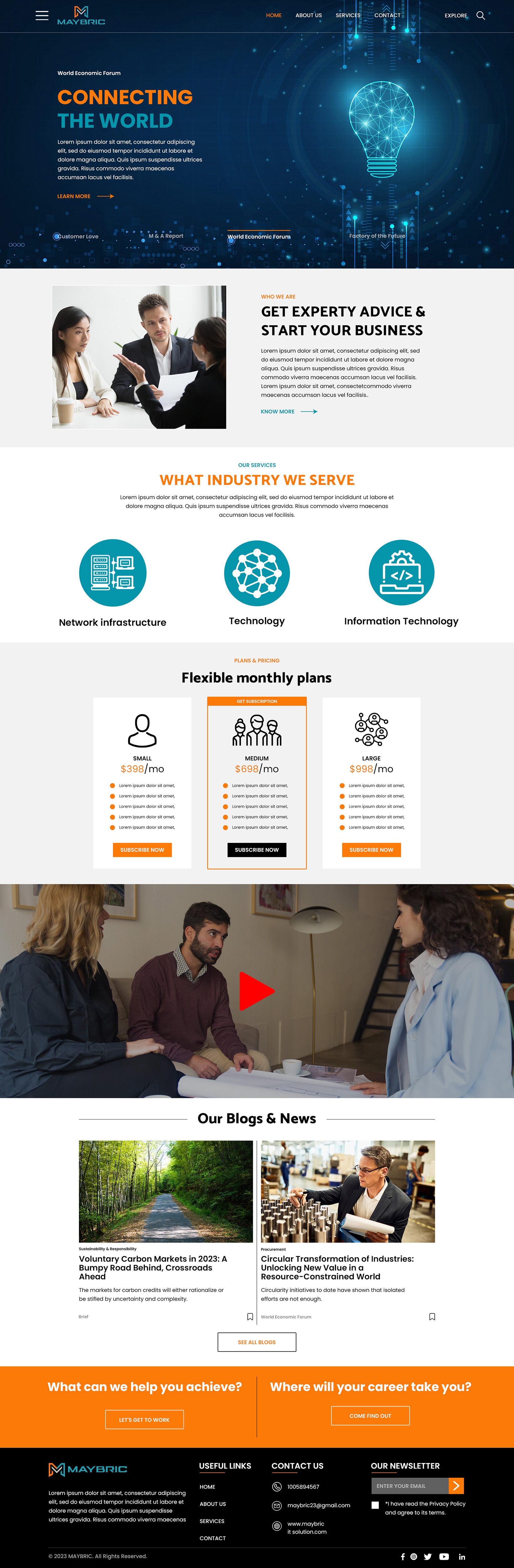 Web Design by creative.bugs for this project | Design #30019948