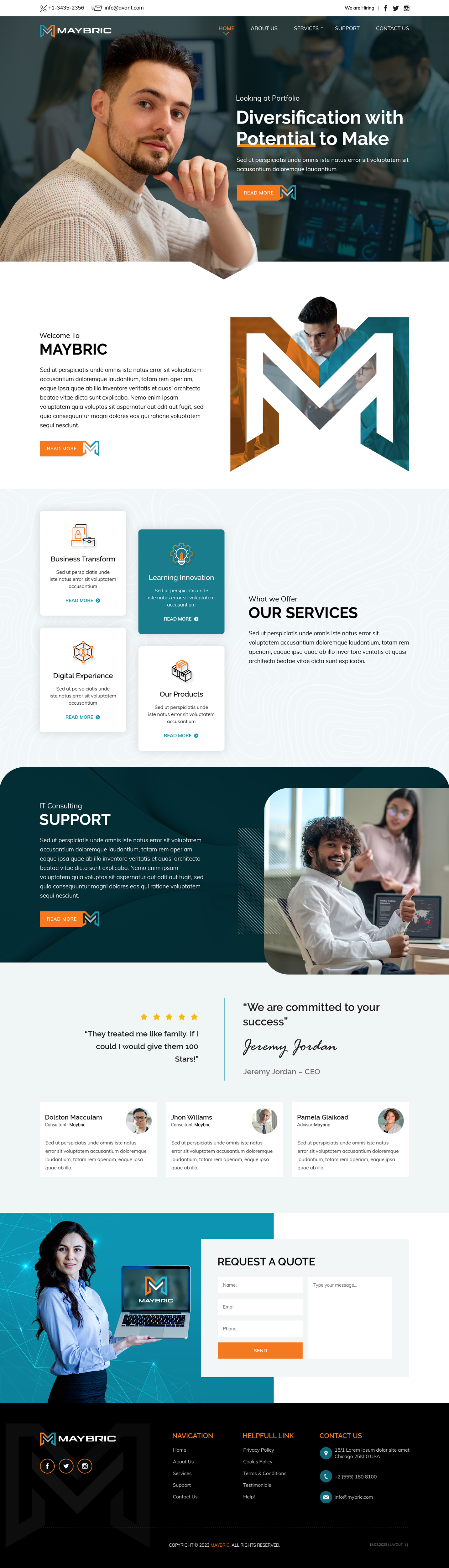 Web Design by sai.designer87 for this project | Design #30014056
