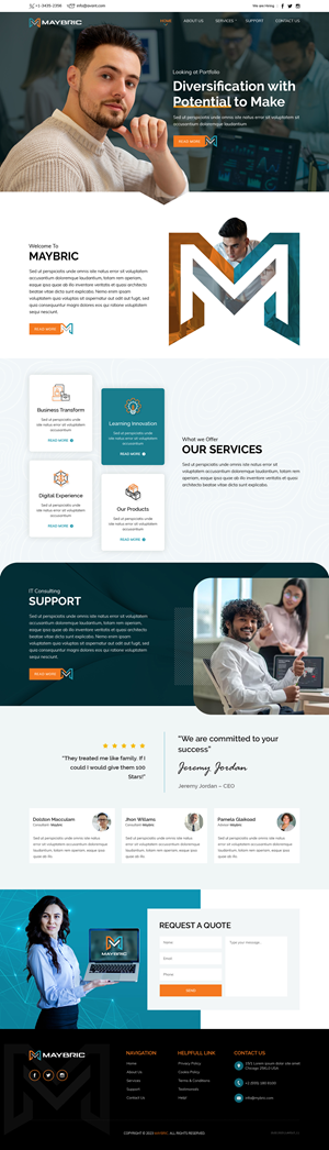 Web Design by sai.designer87 for this project | Design: #30014056