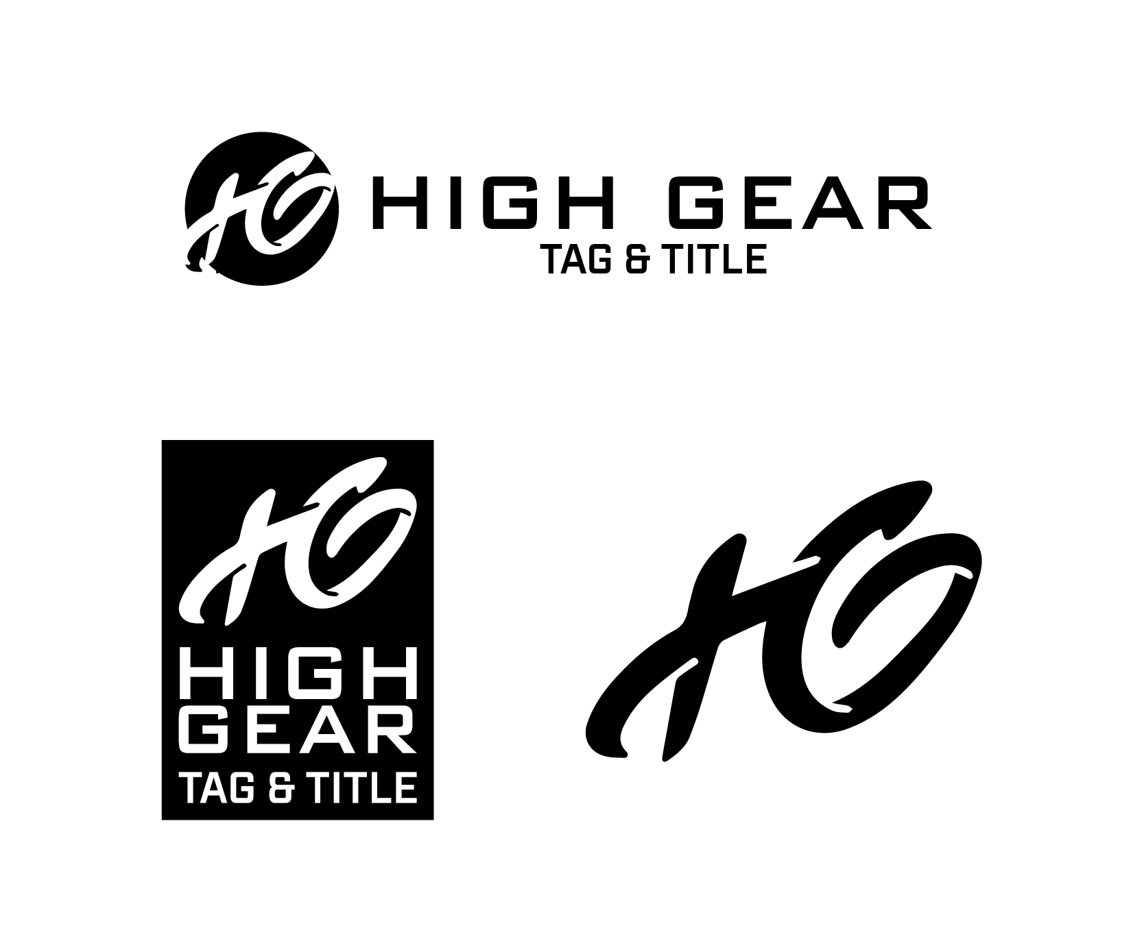 Logo Design by Onse Officials for High Gear Tag&Title | Design #30010389