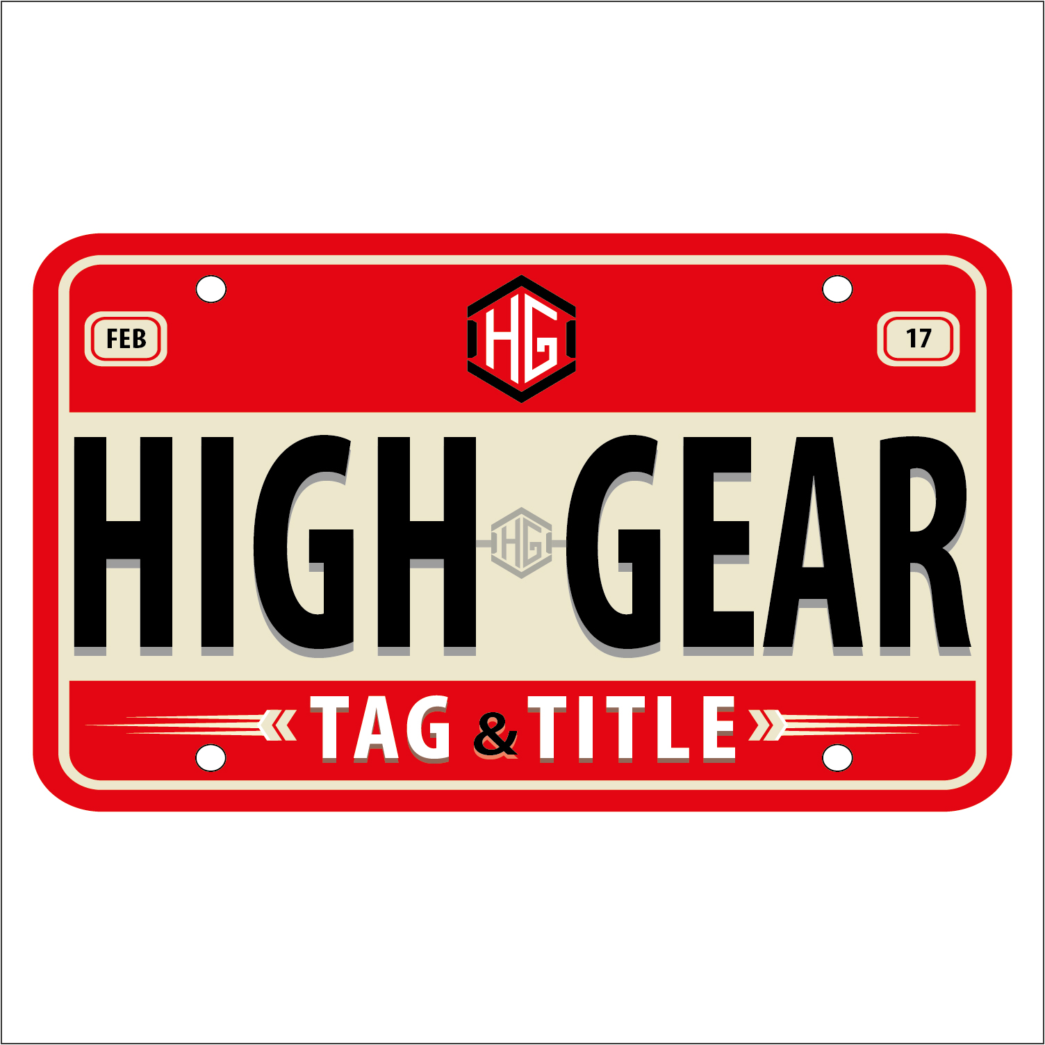 Logo Design by Waqar Jawaid for High Gear Tag&Title | Design: #30026818