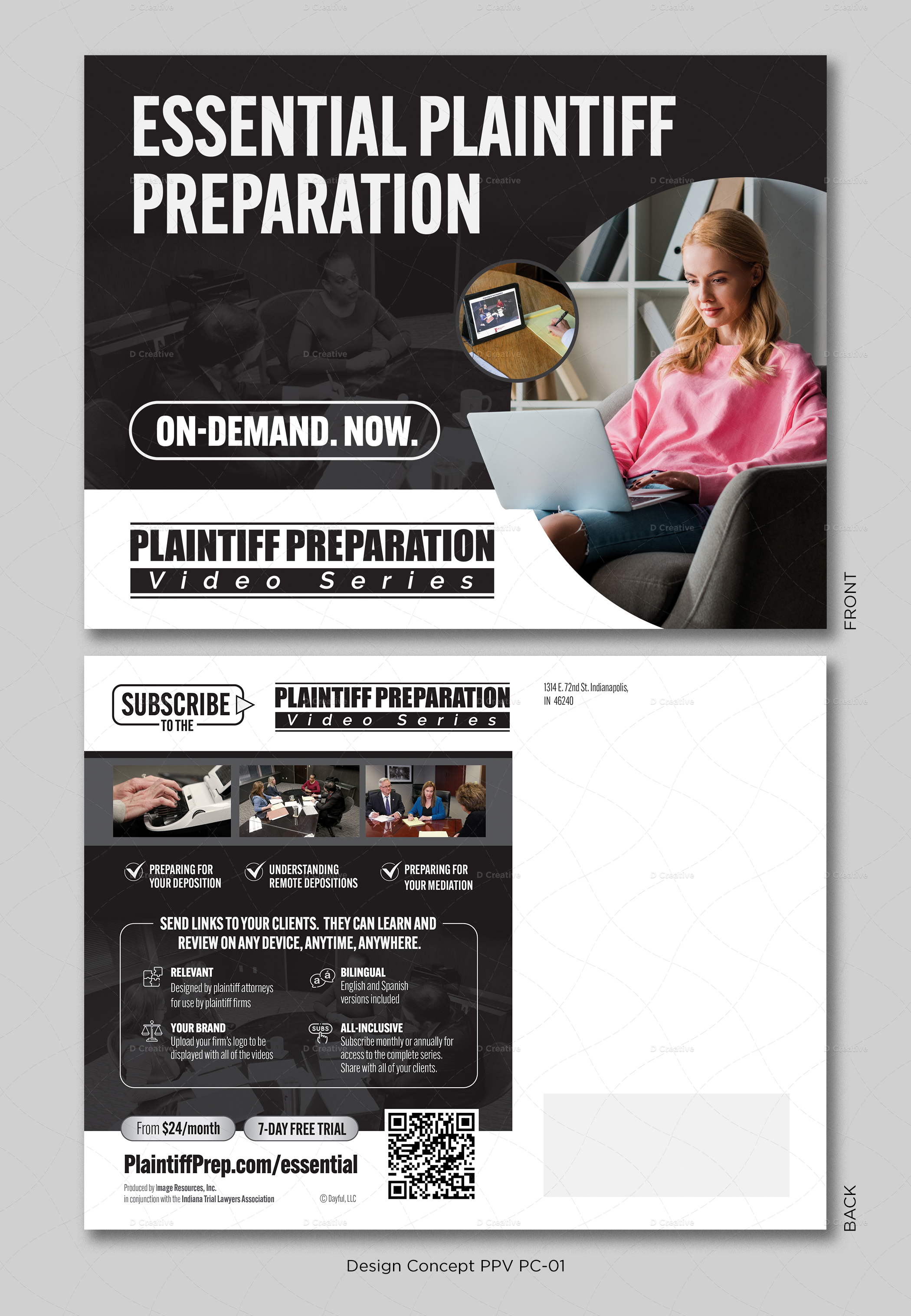 Postkarten-Design von D Creative für dieses Projekt | Design #30042890