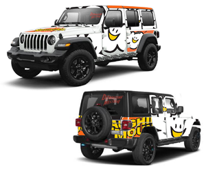 Car Wrap Design by Genex Designs for Laughing Mountain Gourmet Popcorn | Design: #30049004