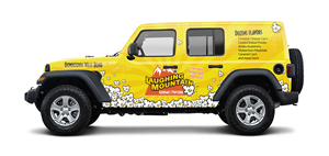 Car Wrap Design by Abdulmumin Imam for Laughing Mountain Gourmet Popcorn | Design: #30022824