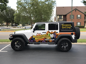 Car Wrap-Design von Adi Saos für Laughing Mountain Gourmet Popcorn | Design: #30063367