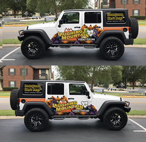 Car Wrap-Design von Adi Saos für Laughing Mountain Gourmet Popcorn | Design: #30063408