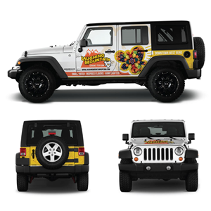 Car Wrap Design by Yoga Tri