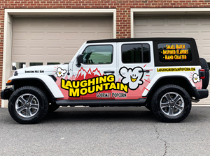 Car Wrap Design by typefdesign for Laughing Mountain Gourmet Popcorn | Design #30038058