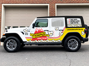 Car Wrap-Design von typefdesign für Laughing Mountain Gourmet Popcorn | Design: #30064046